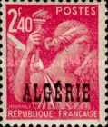Type Iris overprinted