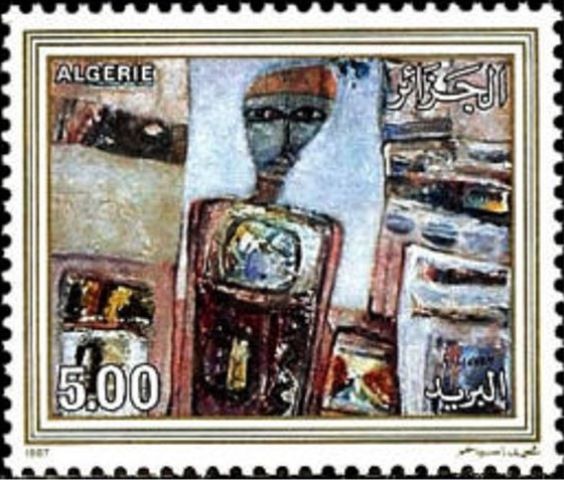 "Red" by Hammed Issiakhem