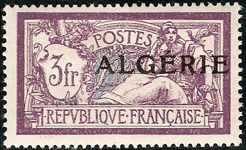 Type Merson - overprinted "ALGERIE"