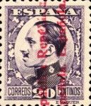 King Alfonso XIII, overprint