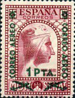 Black Virgin of Montserrat Overprint