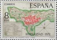 Map of San Juan and Bay of Bahia, Puerto Rico