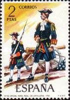 Artillery Officers, 1710