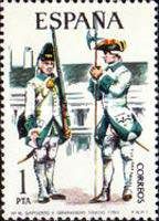 Sergeant and Grenadier. Toledo, 1750