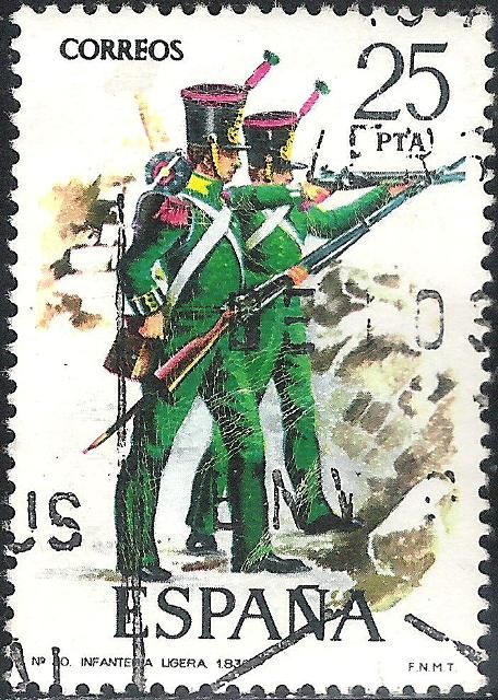 Soldiers of the Light Infantry, 1830