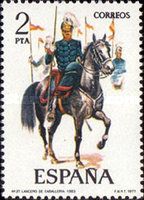 Cavalry Lancer, 1883