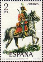 Lieutenant Colonel, Pavía Hussars, 1909