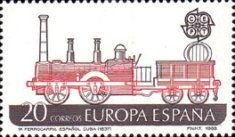 Locomotive of the First Spanish Railway Line in Cuba (1837)