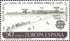 View of Manila with an Optical Telegraph of Spanish Origin