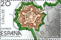 Stamp Exhibition EXFILNA 88, Pamplona