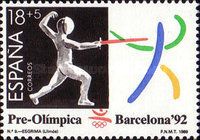 Pre-Olympic Games- Barcelona - Fencing