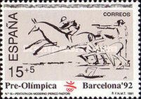 Pre-Olympic Games.Barcelona - Modern Pentathlon