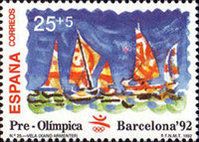 Pre-Olympic Games. Barcelona - Sailing