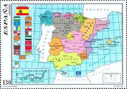 Map of the Spanish Autonomies