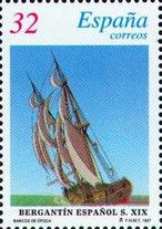 C19th Brigantine