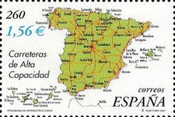 Map of Spanish High Capacity Highways