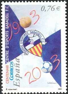 Centenary of the Centre D'Esports Sabadell Football Club