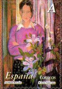 Woman with Arms Crossed by Alfredo Roldán