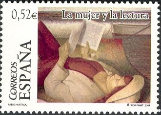 Woman Reading, Laying Down