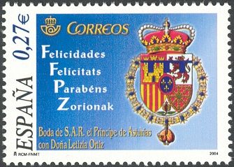 Wedding of HRH the Prince of Asturias and Ms Letizia Ortiz