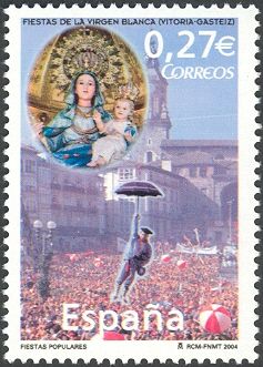 Festival of the White Virgin. Vitoria