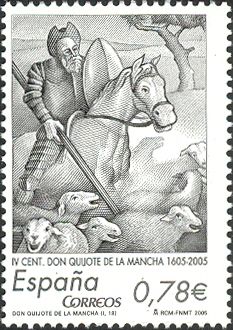 Quixote with Sheep