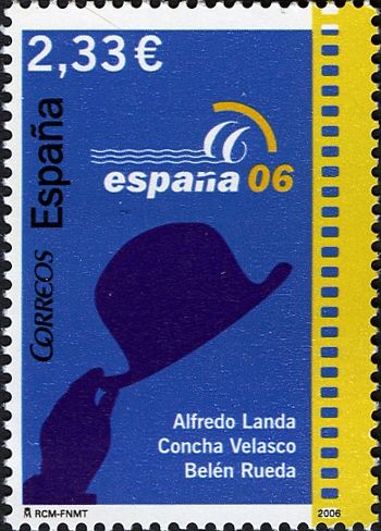 World Philatelic Exhibition - Malaga. Cinema