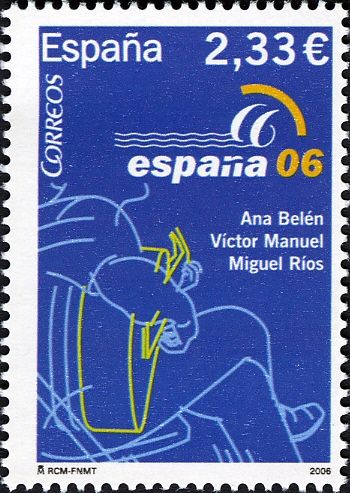 World Philatelic Exhibition - Málaga. Music