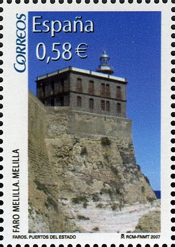 Melilla Lighthouse from the Sea