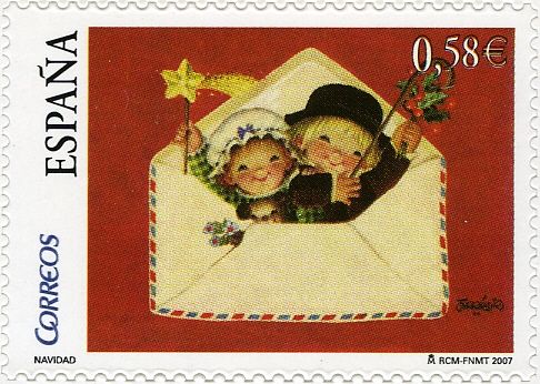Children in Envelope, by Joan Ferràndiz