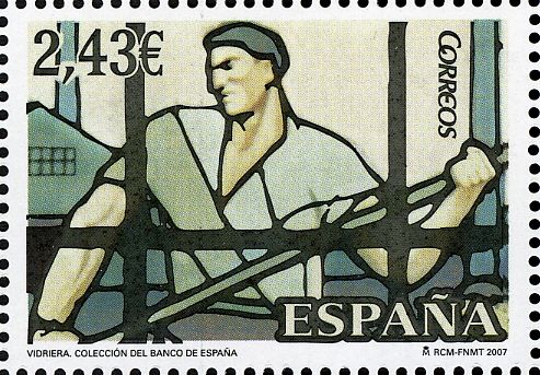 Stained Glass Windows: Bank of Spain