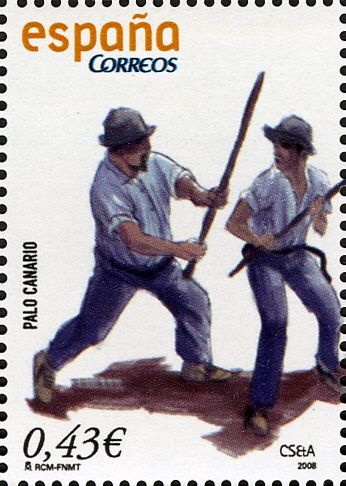 Canaries Stick Fighting