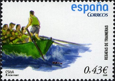 Regatta of 'Traineras'