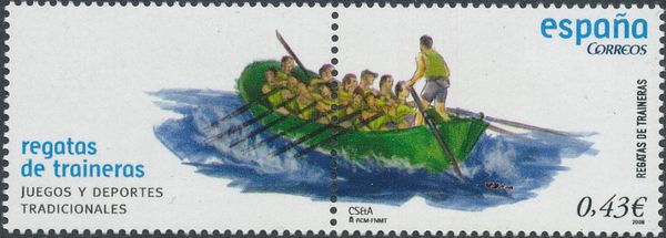 Regatta of 'Traineras'