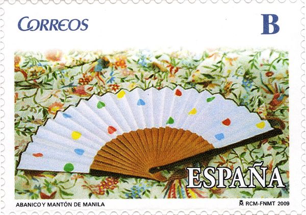 Hand Fan and Manila Shawl