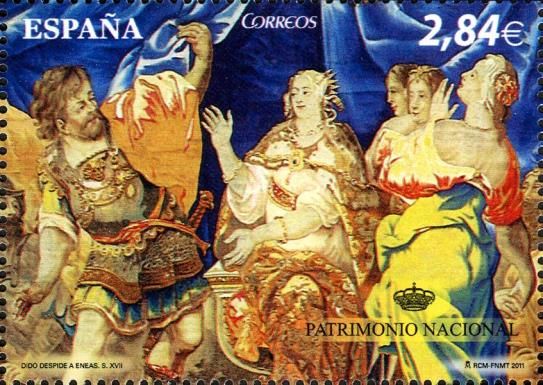 Tapestry: Dido and Aeneas