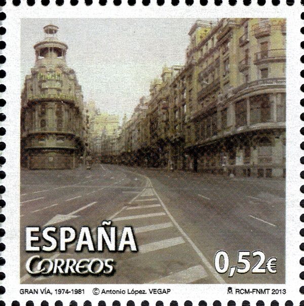 "Gran Vía" by Antonio López.