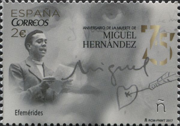 75th Anniversary Death of Miguel Hernández (1910-1942)