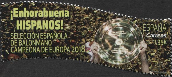 Spanish Handball Selection. European Champion 2018.