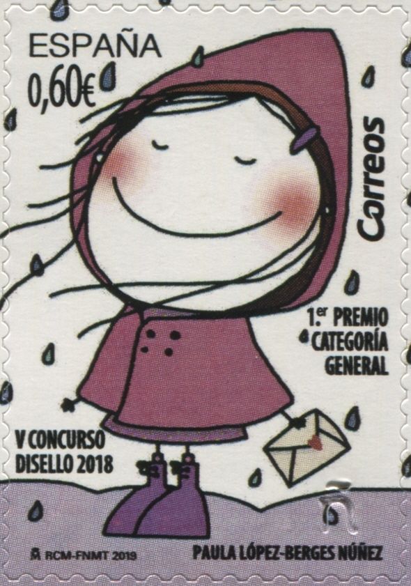 Girl in Rain with Love Letter, by Paula López-Berges Núñez