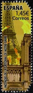 Burning of Notre Dame Cathedral, Paris