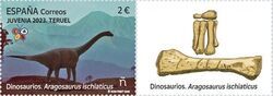 Juvenia 2023 Philatelic Exhibition : Aragosaurus ischiaticus