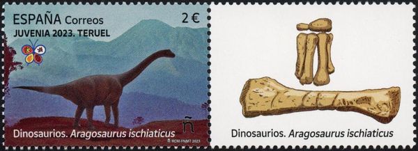 Juvenia 2023 Philatelic Exhibition : Aragosaurus ischiaticus