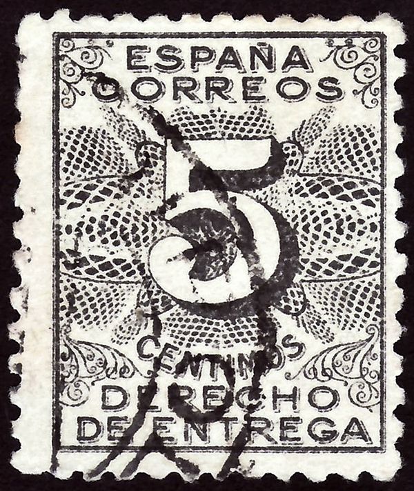 Derecho de entrega - Overprinted