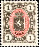 Coat of Arms 1885 - New Colors of 1875 Issue