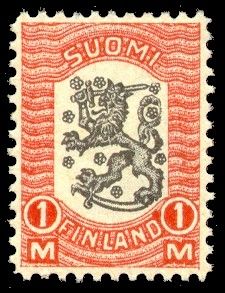 Coat of Arms 1918 - Temporary Wartime Issue (Vaasa)