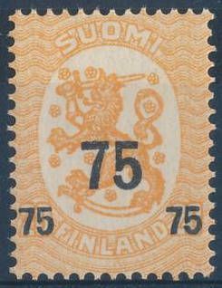 Coat of Arms 1917 - Saarinen Design, Overprint 1919