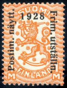 Definitive series I: WM Posthorn, Overprint Stamp Exhibition