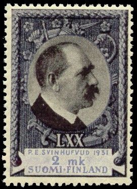 70th Birthday of Pehr Evind Svinhufvud, President 1931-1937