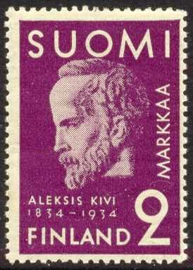 100th Birthday of Aleksis Kivi, National Poet (1834-1872)